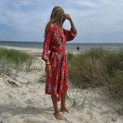 röd kimono