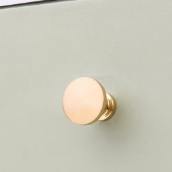 Mässingsknopp Stilren – Polerad Finish