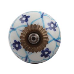 Porselknott blomster