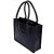 skinnveske shopping svart