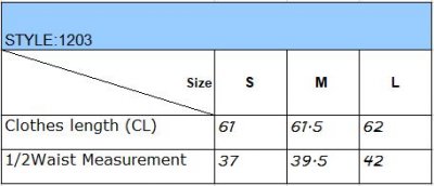 Storleksguide hearts & roses