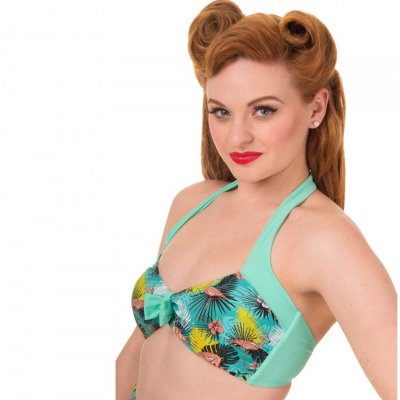 Bikinitopp flamingoer