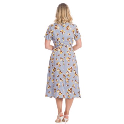 Klänning retro lila