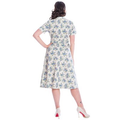 WILD FLOWER FIT & FLARE DRESS