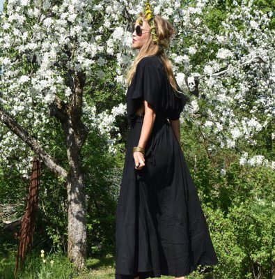 Långklänning svart