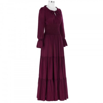 Burgundy långklänning