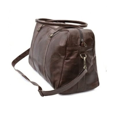 duffelveske ekte skinn