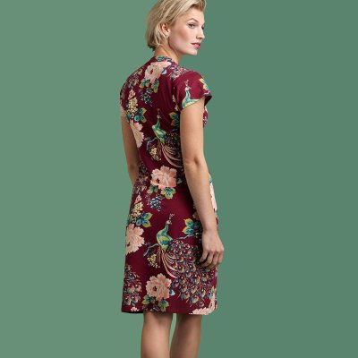 Junos Bird blommig klänning