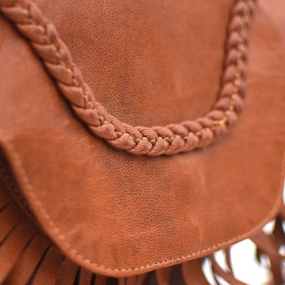 kvalitetsveske ekte skinn akselreim