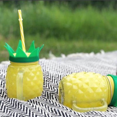 Ananas glassburk
