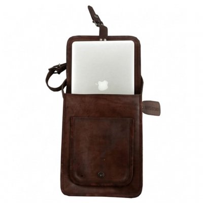 laptop veske skinn