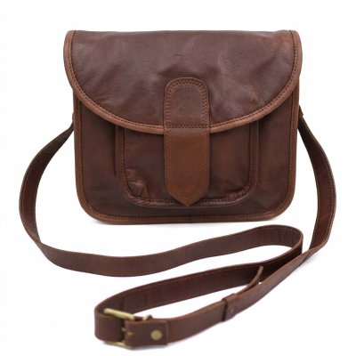 akselreimveske ekte skinn