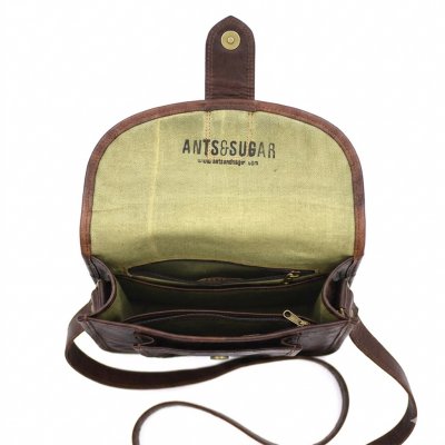 akselreimveske ekte skinn