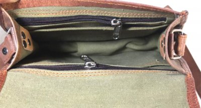 skinnveske retrostil