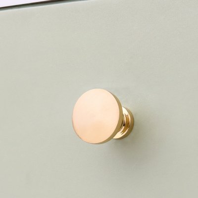 Mässingsknopp Stilren – Polerad Finish