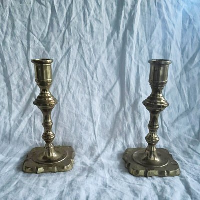 lysestaker i messing