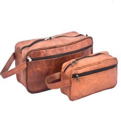 Toalettveske stor skinn