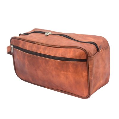 Stor Toalettveske skinn