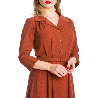 Klänning retro röd