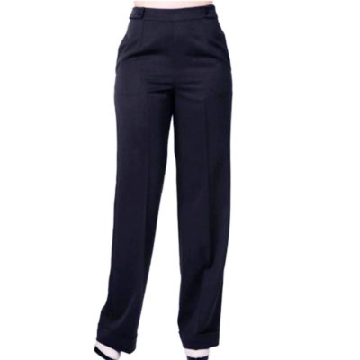 Byxor highwaist svarta