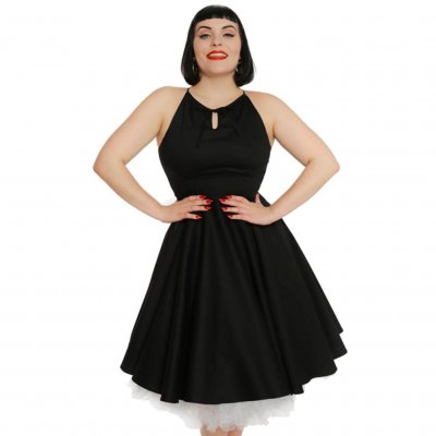 retroklänning svart