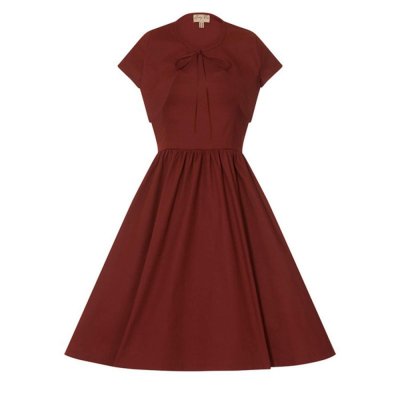 Burgundy klänning