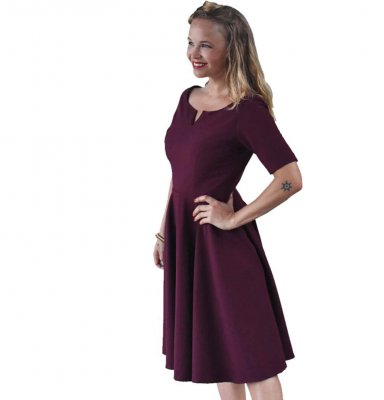 Klänning Alice, Burgundy