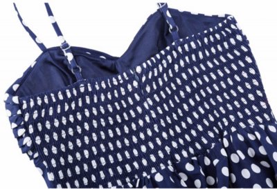 Halterneck Klänning blå