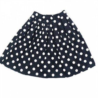 Kjol retro, polkadot