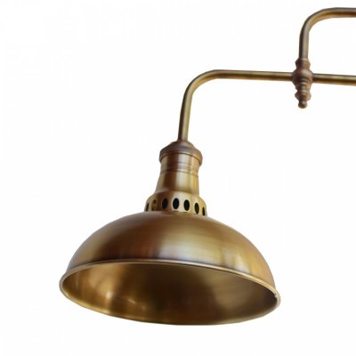 Retro Taklampa dubbla kupor mässing