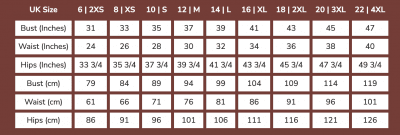 Storleksguide Colletif