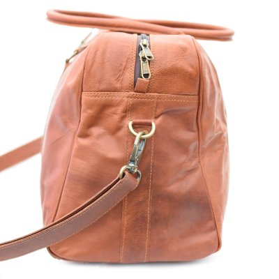 skinnduffel weekendveske