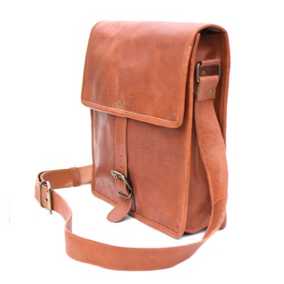 Retroskinnveske ekte skinn