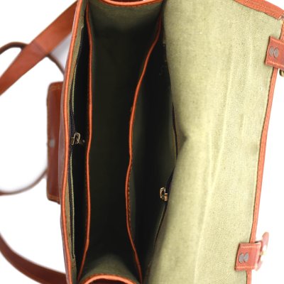 klassisk skinnveske akselreim innside