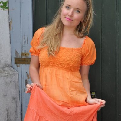 Sommerkjole Oransje