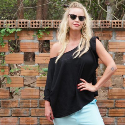 t shirt bomull svart