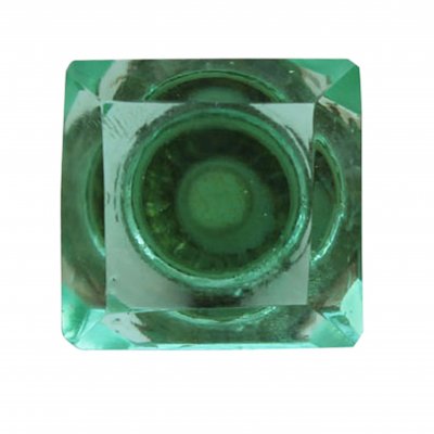 Kommodeknott turkis glass