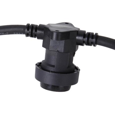 Lyskjede Utendørs, svart