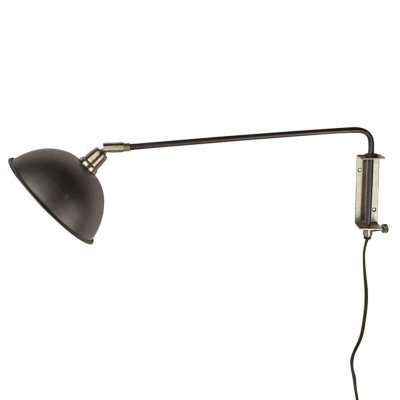 Vegglampe Svart