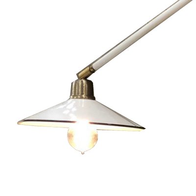 Vägglampa vit